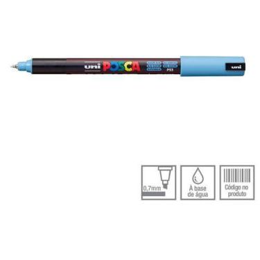 Imagem de PC-1MR  Posca Azul Glacial Extra Fina 0.7 mm - UNI
