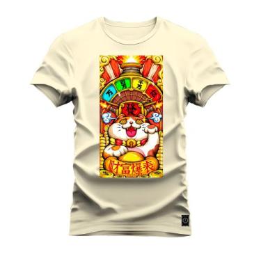 Imagem de Camiseta Plus Size Algodão T-Shirt Premium Estampada Fortune - Nexstar
