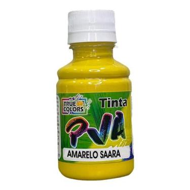 Imagem de Tinta Pva Fosco Cores Claras 100ml True Colors, AMARELO SAARA
