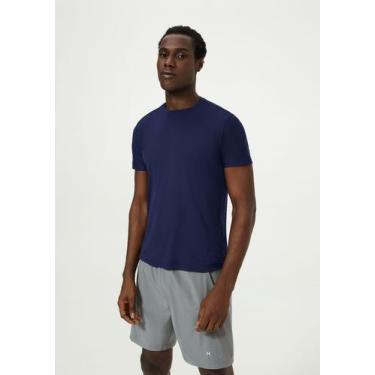 Imagem de Camiseta Esportiva Masculina Easy Care - Hering, G, Azul