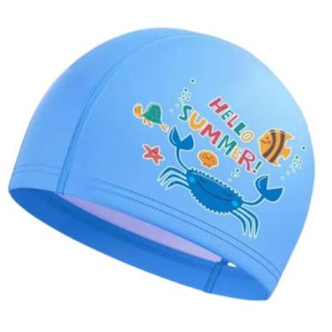 Imagem de Touca De Natação Adulto e Infantil Profissional - Hero Band, Azul hell