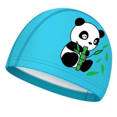 Imagem de Touca De Natação Adulto e Infantil Profissional - Hero Band, Panda azu
