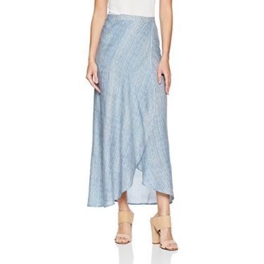 Imagem de EN CRÈME Saia feminina completa, Azul marino, P