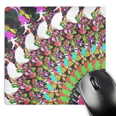 Imagem de 3dRose Mouse pad de 20 x 20 x 0,65 cm, taco de golfe abstrato (mp_120322_1)