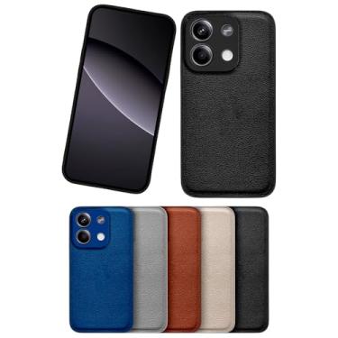 Imagem de Capa Capinha Case Compatível Xiaomii Redmi Note 13 Pro 4G Couro Luxuosa Premium [2ASHOP] (AZUL MARINHO)