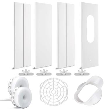 Imagem de SunDiao Kit de Janela de Ar Condicionado Portátil, Kit de Janela Ca Portátil de Atualização, Kit de Ventilação de Janela com 2 Pacotes de Vedação 3M, Kit de Ventilação Ca Deslizante para Mangueira de