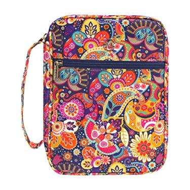 Imagem de G-LEAF Capa de Bíblia com Estampa Floral e Alça - Tamanho Padrão da Bíblia - Presente para Mulher