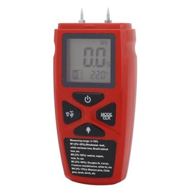 Imagem de Medidor de Umidade de Madeira, Detector de Umidade de Madeira Tipo Pino Testador Digital de Vazamento de água Com Display LCD Retroiluminado, Detector Sensor de Umidade de Umidade