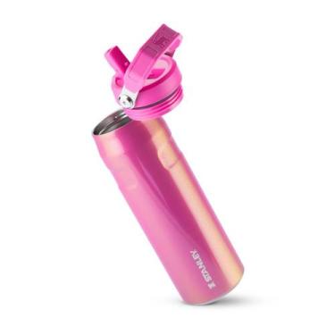Imagem de Garrafa Térmica Aerolight Flip Straw 710ml Rosa Stanley  