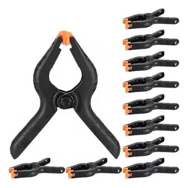 Imagem de Kit 10 Grampo De Garra Universal Prego Clip Infinito Fundo