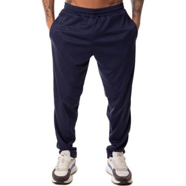 Imagem de Calça Masculina Esportiva Slim Jogger Dry Fit Com Bolso Fristyle, Azul