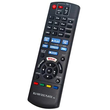 Imagem de Allimity Controle remoto de substituição N2QAYB001031 para leitor de Blu-ray Disc Panasonic DMP-BDT271 DMP-BDT270 DMP-BDT370 DMP-BDT380 DMP-BDT280 DMP-BDT281 DMP-BDF270 DMP-BDF271 DMP-BDT385