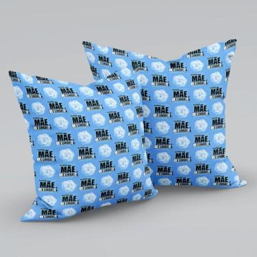 Imagem de Capa Para Almofada Dia das Mães Homenagem Mãe Presente 01 Peça - MANIA