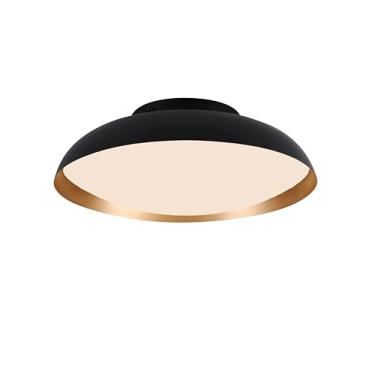 Imagem de Plafon Bowl Preto/Dourado 1Xled 36W