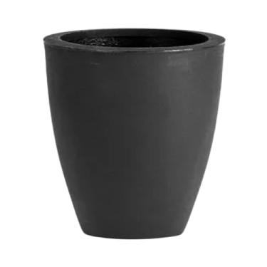 Imagem de Vaso Para Plantas Vietnamita Cachepot 31cm Conico Polietileno Decoração (Preto Absoluto)