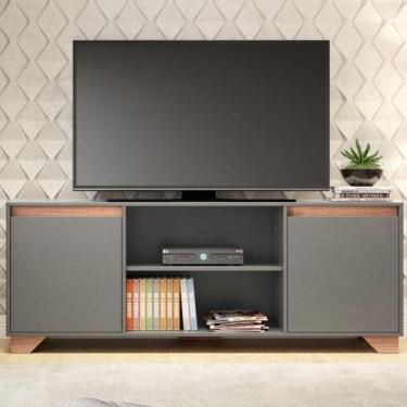 Imagem de Rack para TV Até 55 Polegadas Benevello 2 Portas 2032 Grafite - Quidit