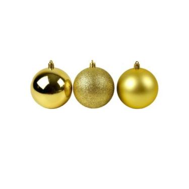 Imagem de Kit Com 10 Bolas Para Arvore De Natal 5 cm Enfeite Decoração - STAR GO
