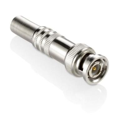 Imagem de Conector Bnc Macho Com Mola De Parafuso - OEM
