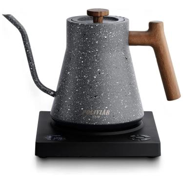 Imagem de Chaleira Elétrica 1L com Controle de Temperatura e Aquecimento Rápido, 1200W, 110v, POLIVIAR 7379, Verde