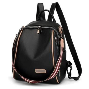 Imagem de Mochila de Couro PU Youth Design - 32x26x11cm