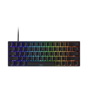 Imagem de Teclado Mecânico Gamer Magnético Akko x Monsgeek Fun60 Pro SP Preto 8k Switch Akko Glare Linear AKKO01-00005-BLK