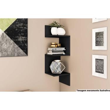 Imagem de Prateleira de Quarto am 3079 Preto - Movelbento
