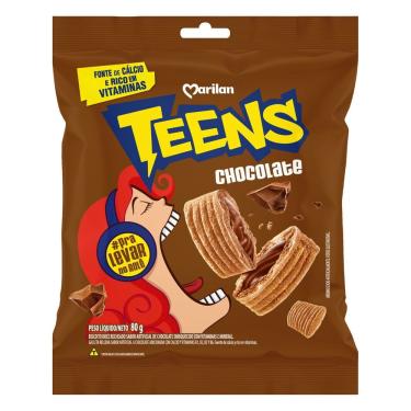 Imagem de BISCOITO RECHEADO TEENS CHOCOLATE 80G MARILAN