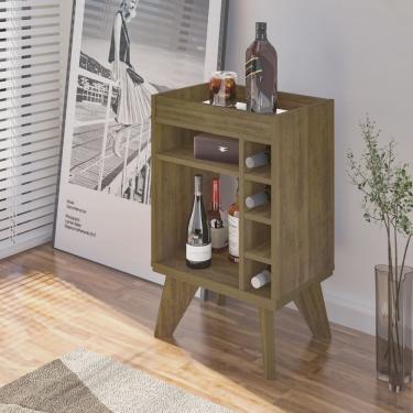 Imagem de Bar com Espelho 6 Nichos Drink Artely Pinho