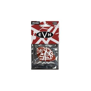 Imagem de JIM DUNLOP Palhetas de guitarra EVH Shark Max-Grip - Pacote com 6 (EVHP07)