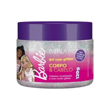 Imagem de Gel Fixador Infantil Impala Barbie Com Glitter 120g