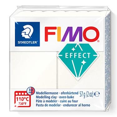 Imagem de STAEDTLER Massa de Modelar Profissional FIMO Effect 57g (1 Unidade) Metálico Madrepérola - 8010-08 - Argila Polímera Para Biscuit que Endurece no Forno – Ideal para Artesanato, Miniaturas e Bijuterias