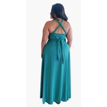 Imagem de Vestido Longo Multiformas Plus Size G1 ao G4 Casamento/Madrinha/Festa 