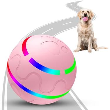 Imagem de Bola interativa para cães, brinquedo inteligente para pular, brinquedos para animais de estimação em movimento automático para cães médios e grandes, material seguro, recarregável e à prova d'água -