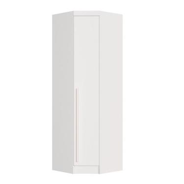 Imagem de Guarda-Roupa Casal Canto 1 Porta Infinity Branco Line
