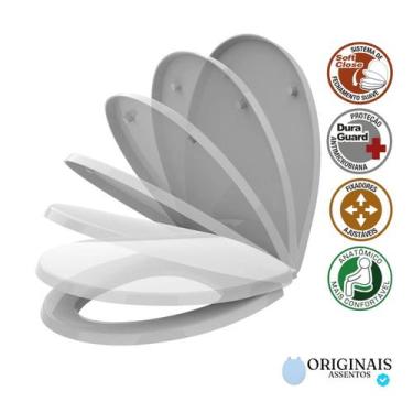 Imagem de Tampa de vaso Universal em TF modelo Evolution fechamento suave - Tupa