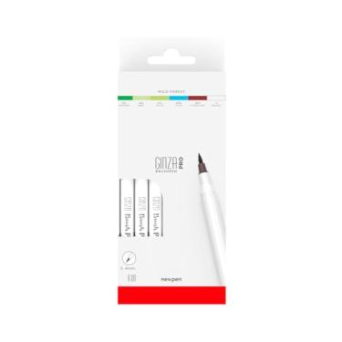 Imagem de Ginza Pro - brush Pen, Wild Forest, 6 Unidades, Newpen