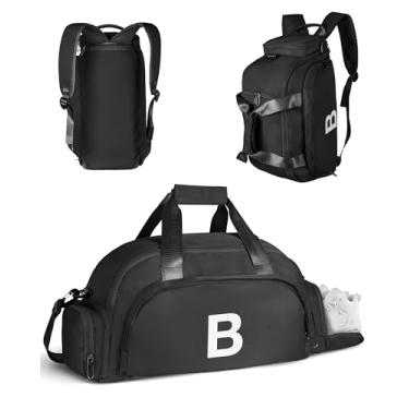 Imagem de Vogewood Presentes de aniversário para meninas de 4, 5, 6, 7, 8, 9, 10, 11, 12 e 13 anos, bolsas de ginástica com compartimento para sapatos, bolsa esportiva personalizada para meninas, monograma para