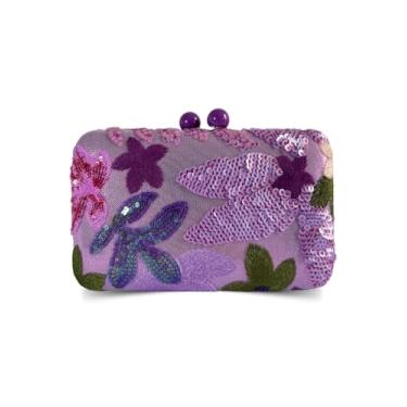 Imagem de Bolsa Clutch Carteira De Festa Feminina Luxo Melissa (Lilás)