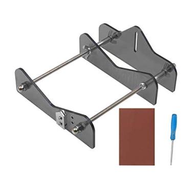 Imagem de DYNWAVE Cortador de garrafa de vidro com máquina de corte de garrafa atualizada para cortar garrafas redondas, ovais, artesanato em casa, cortador de vidro faça-você-mesmo, azul/preto/vermelho, opcional - preto