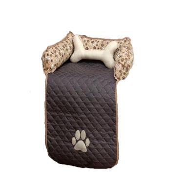 Imagem de Protetor de Sofá para Pet Pequeno, Impermeável, Cor Marrom Meg
