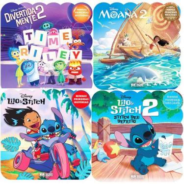 Imagem de Livro Infantil Minhas Primeiras Histórias Disney Lilo & Stitch Moana D