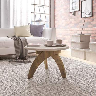 Imagem de Mesa de Centro 100% MDF JADE cor Pinho com Off white - Artely