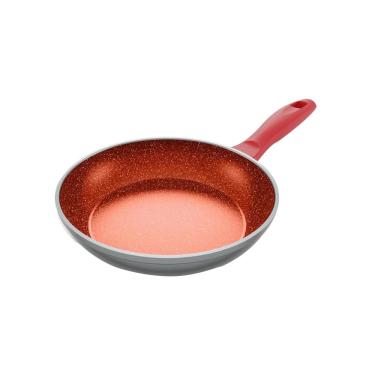 Imagem de Frigideira Philco PPN20A com Revestimento Antiaderente Redstone 20cm - Cinza e Vermelha