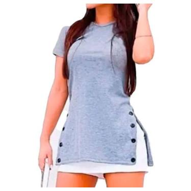 Imagem de Blusa Mullet alongada feminina - JG confecções 