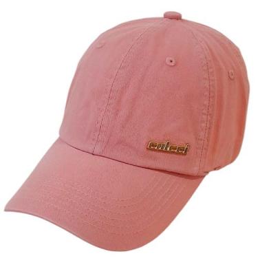 Imagem de Boné Unissex Colcci Básico Placa de Metal Dourado, Rosa rubor, UN