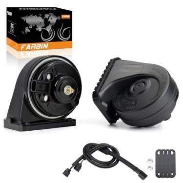 Imagem de FARBIN Buzinas de carro compatíveis com Honda (após 2017 anos) buzinas automáticas à prova d'água de 12 V alto com plugue de 1 a 2 buzinas (buzina Honda com fiação conversor de 1 a 2)