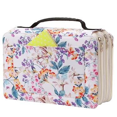 Imagem de Lbxgap Estojo Organizador De Batom Com Grande Capacidade Para Marcadores, 102 Compartimentos, Envoltório Prático, Suporte Portátil Multicamadas Tinta Touch Spectrum Noir Sharpie