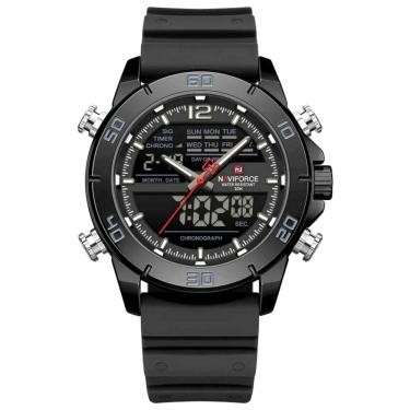 Imagem de Relógio masculino esportivo digital dual display esportivo à prova d´agua