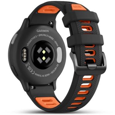 Imagem de GEAK Pulseira de relógio de 22 mm compatível com Garmin Forerunner 265/Forerunner 255/Vivoactive 4/Venu 3/Venu 2, pulseira de silicone de liberação rápida de 22 mm para relógio Venu 3/Venu 2 feminina