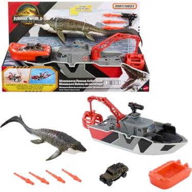 Imagem de Matchbox Veículo de Brinquedo Jurassic World Veículo Grande para crianças a partir de 3 anos